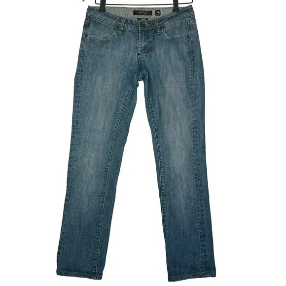 ED HARDY Christian Audigier Y2K 90s Tiger Low Rise Straight Leg Jeans Size 28